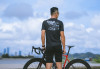 T Shirt with Bicycle Print