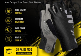 custom cycling gloves