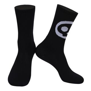black cycling socks