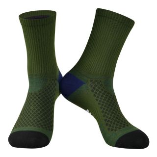 green cycling socks