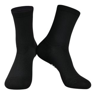 black cycling socks