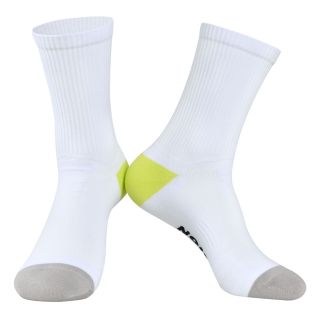white cycling socks