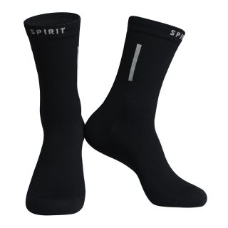 black cycling socks