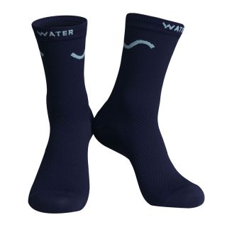 blue cycling socks