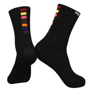black cycling socks