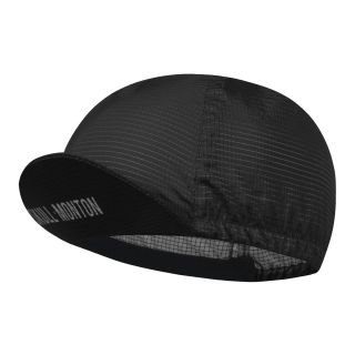 black cycling hat