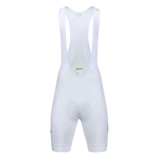 white cycling bib shorts