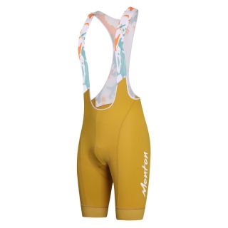 women's cycling bib shorts yellow
