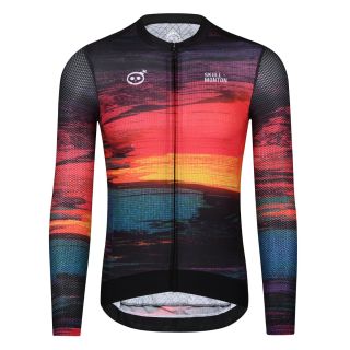 mens long sleeve summer cycling jersey