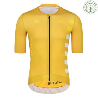 yellow cycling jersey