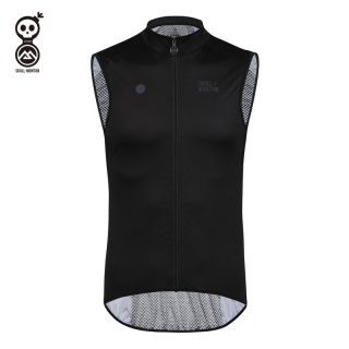 black cycling vest