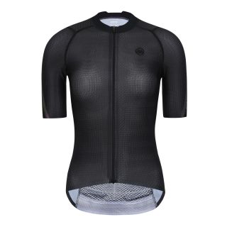 womens black cycling jersey