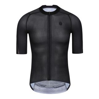 plain black cycling jersey