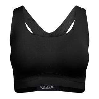 black sports bra