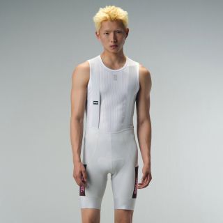 Mens Bib Shorts Motion Utility – Almond White