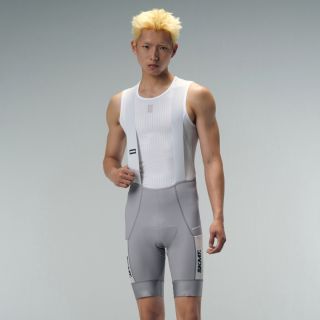 Mens Bib Shorts Motion Utility – Ultimate Grey