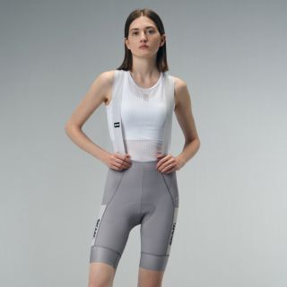 Womens Bib Shorts Motion Utility – Ultimate Grey