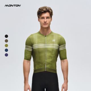 green cycling jersey