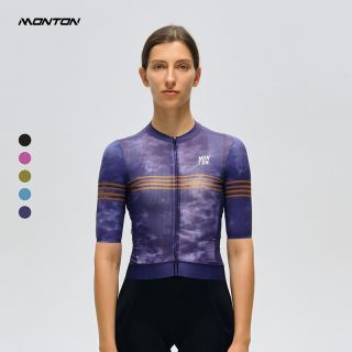 womens cycling jersey purple