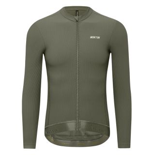 men's long sleeve thermal cycling jersey