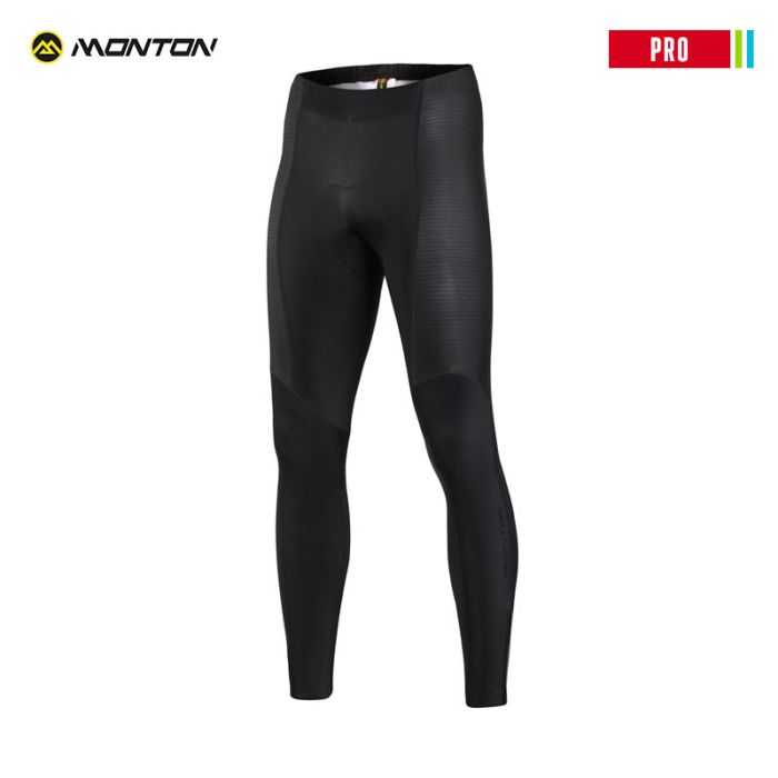 Buy Mens Black Winter Cycling Tights Padded Thermal Fleece Lined