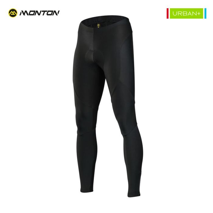 Buy Mens Black Thermal Cycling Tights Padded for Winter Cold Weather