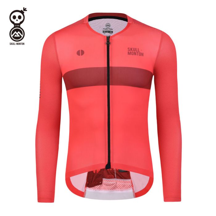 Men's Reflective Breathable Running Cycling Long Sleeved Cycle Jersey 