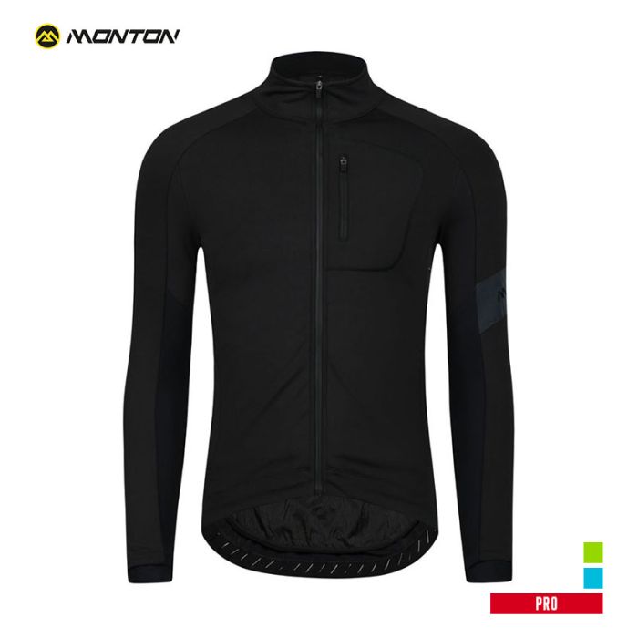Winter cycling jacket mens PRO Joes black *