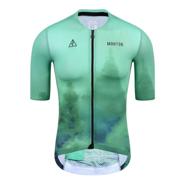 Articulación infancia Bebé Green mens cycling jersey with zipper pocket online