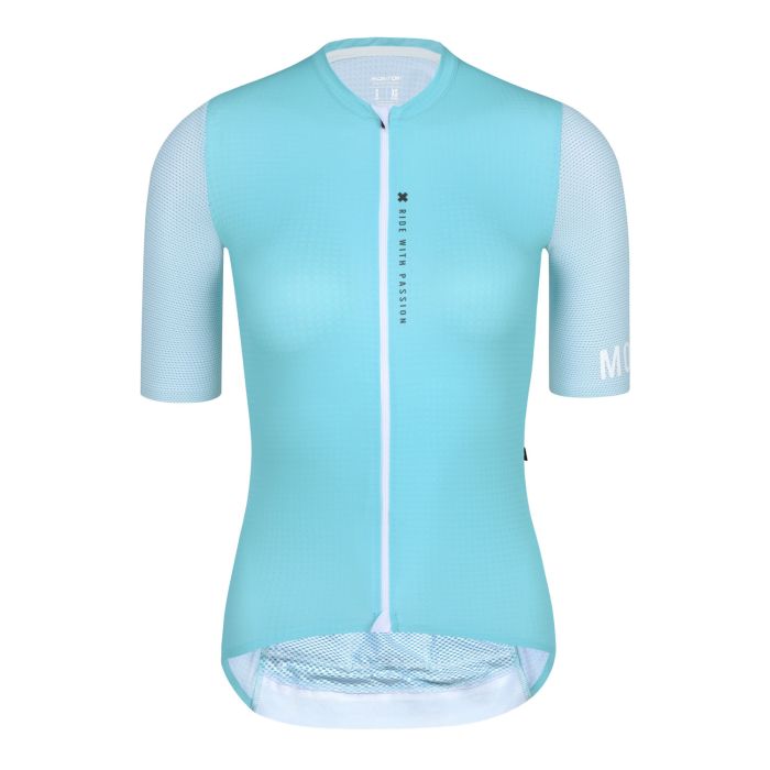 Womens Short Sleeve Cycling Jersey Urban Chechen DarkTurquoise - C2-