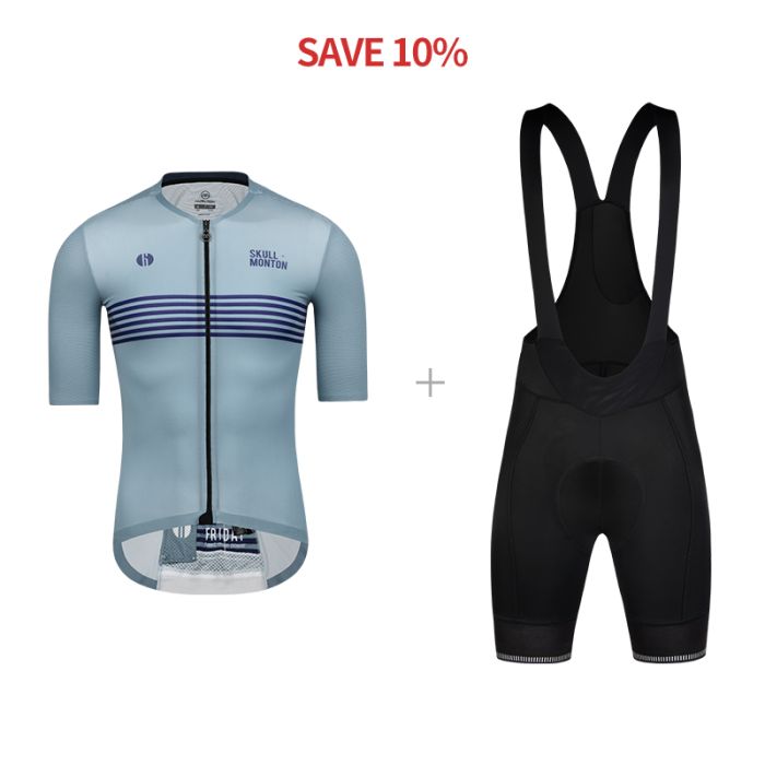 Bib Shorts Clothing Cycling Jersey Set Mens Bike Short Sleeve Skinsuit Shirt 