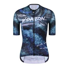 Hotlion Women's Cycling Jersey Set Short Sleeve Bike Clothing with Pocket 