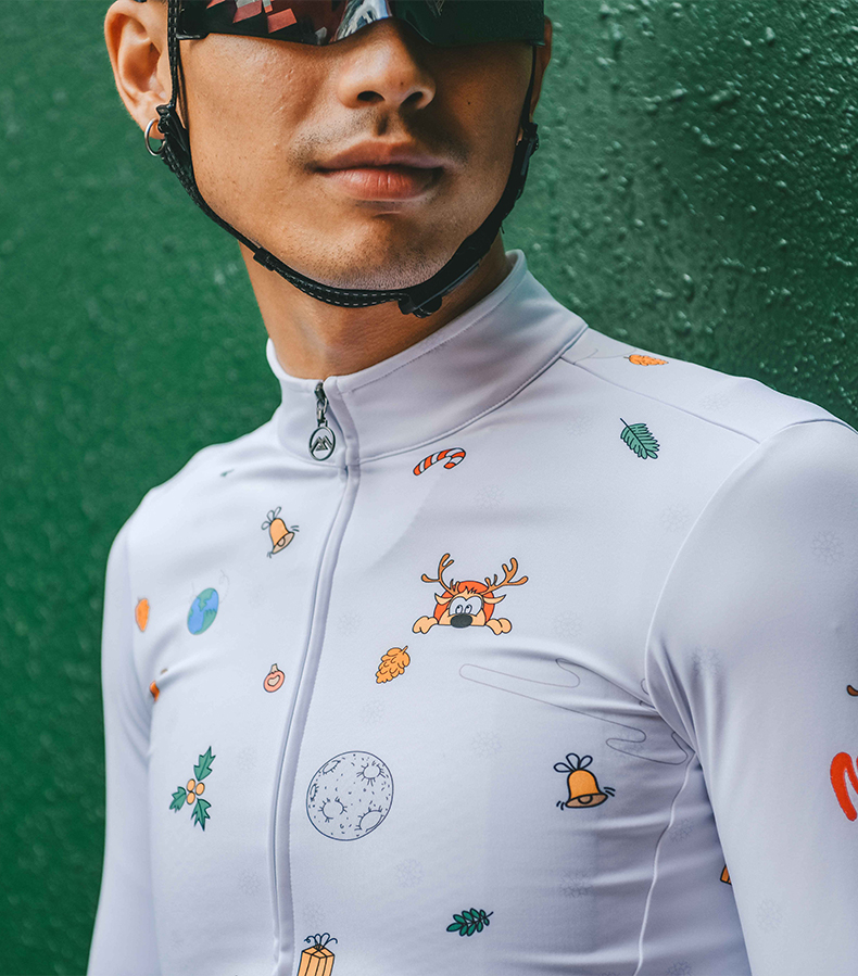 long sleeve thermal cycling jersey