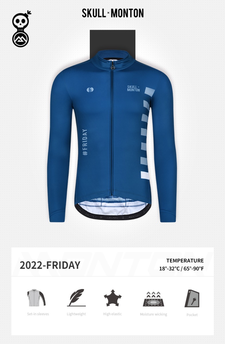 long sleeve thermal cycling jersey