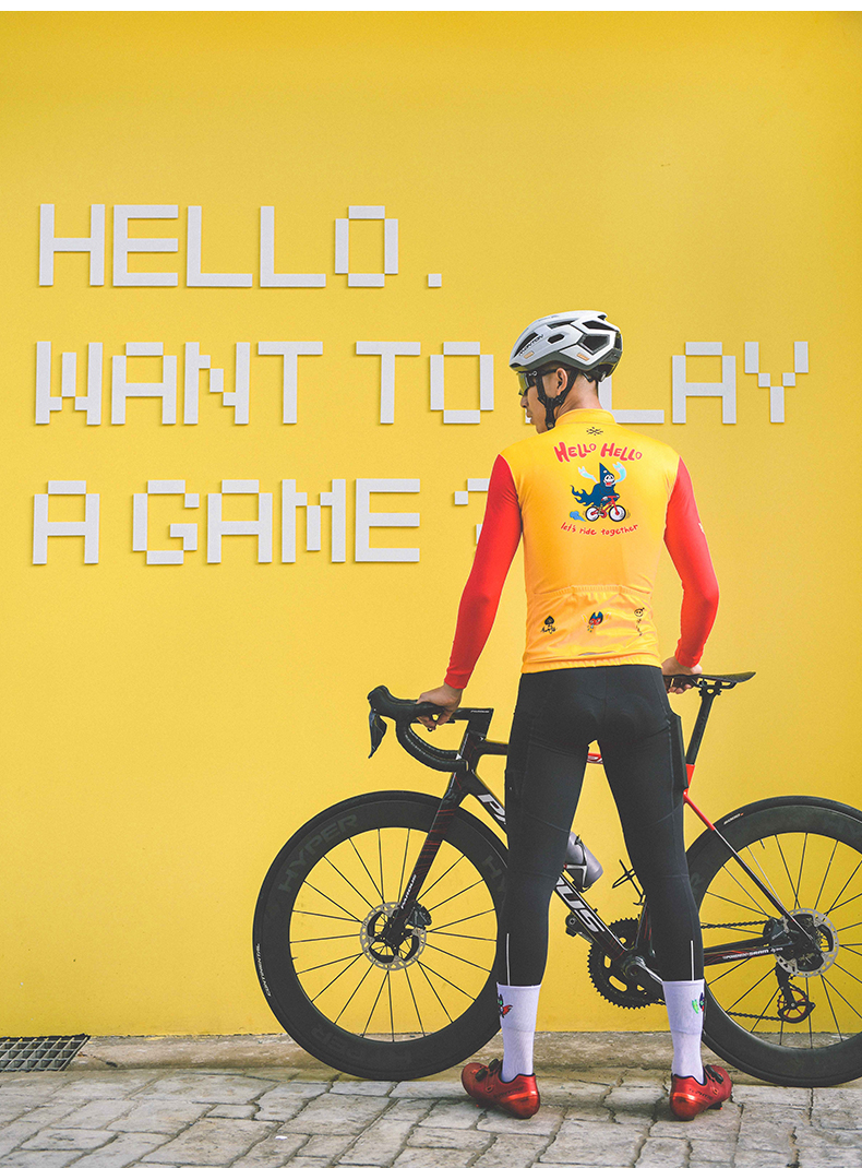 long sleeve thermal cycling jersey