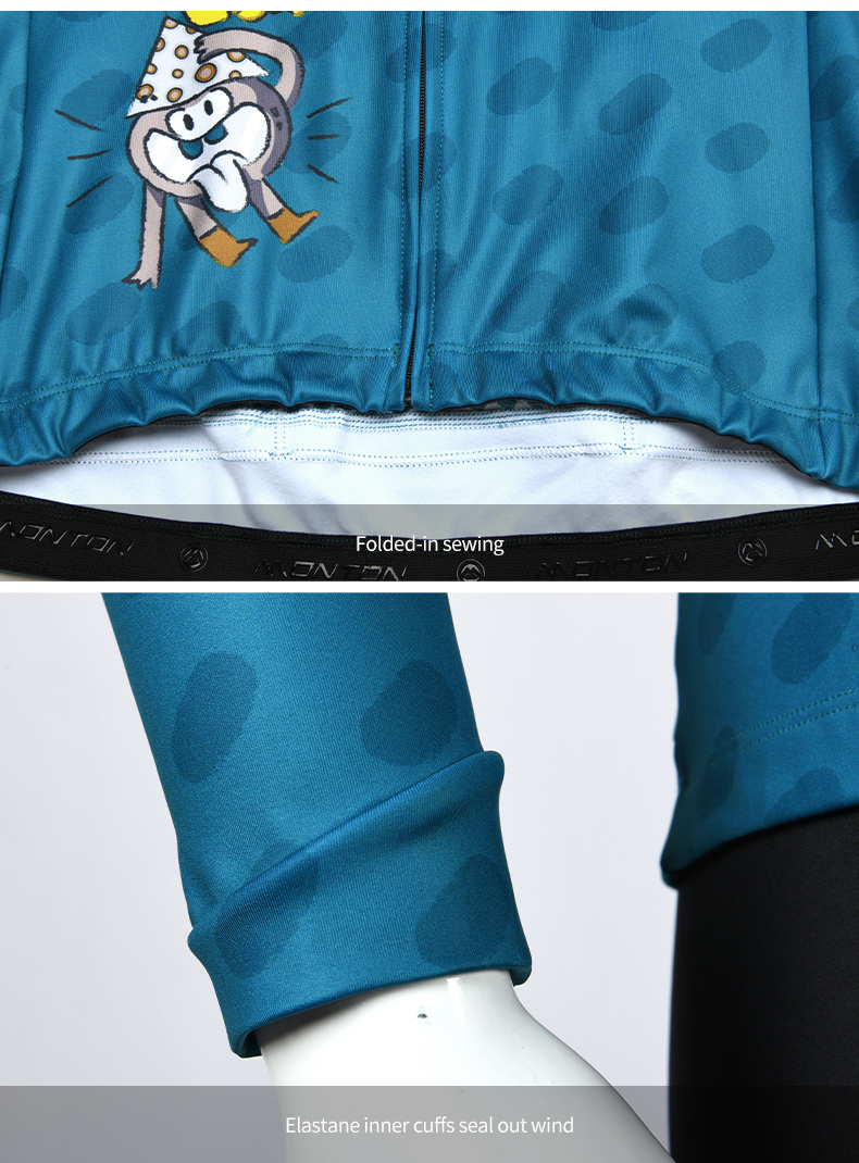 waist band and sleeves