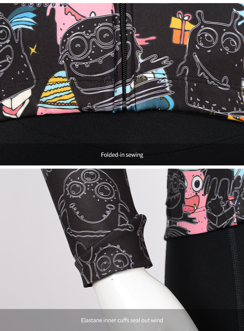 waist band and sleeves