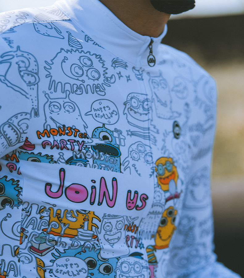 long sleeve thermal cycling jersey