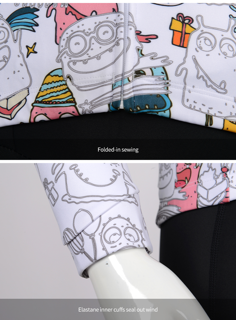 waist band and sleeves