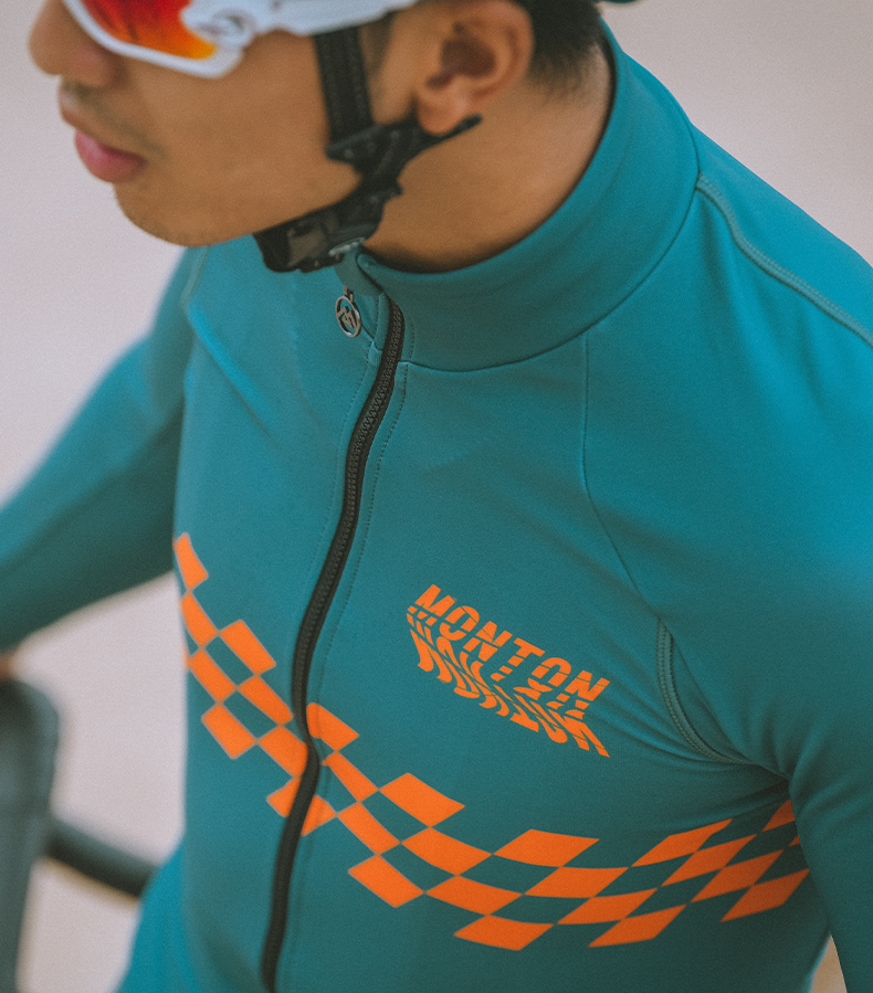 mens long sleeve thermal cycling jersey