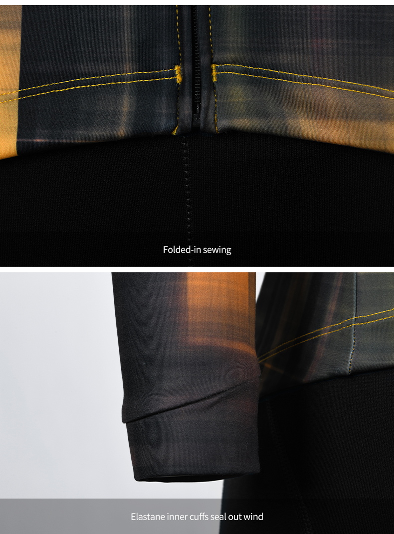 waist band and sleeves