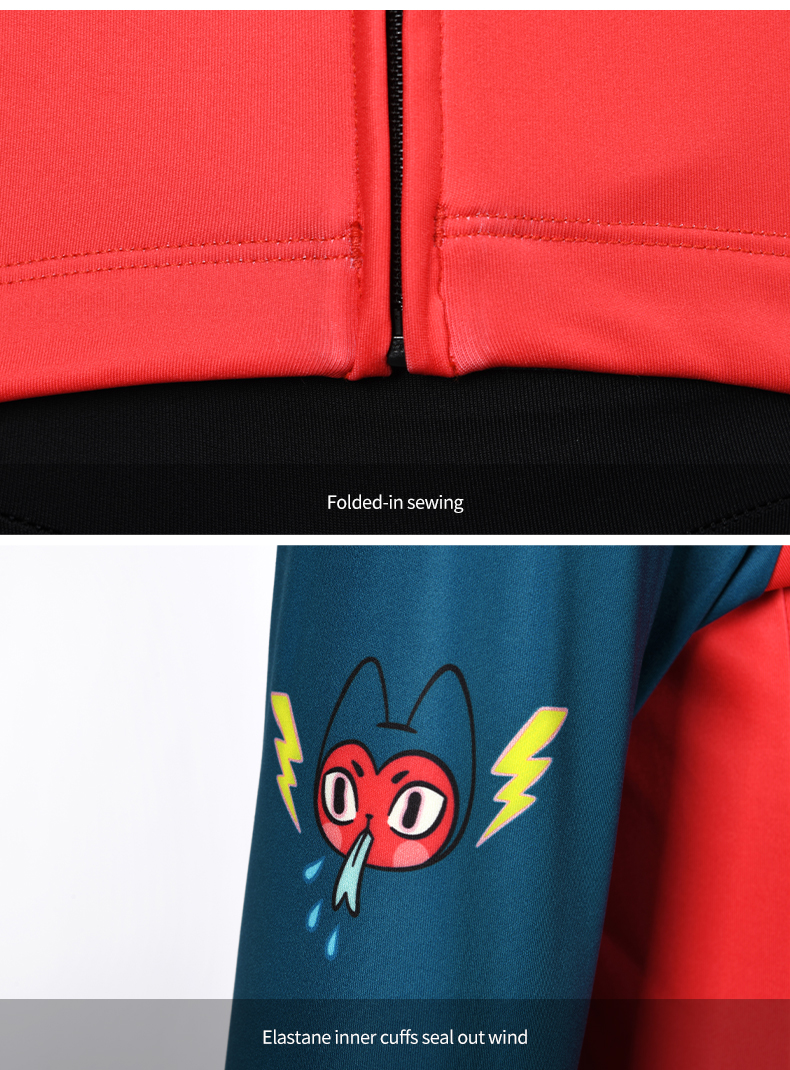 waist band and sleeves