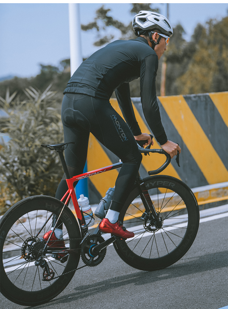 long sleeve thermal bike jersey