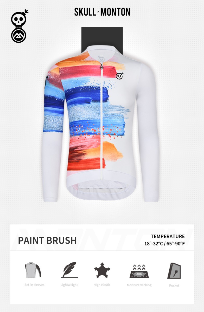 summer long sleeve cycling jersey