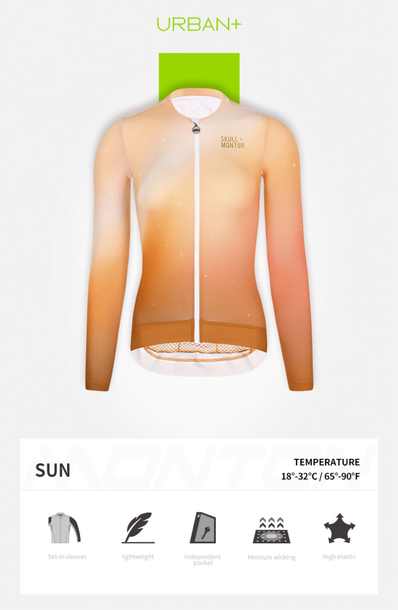 summer long sleeve cycling jersey