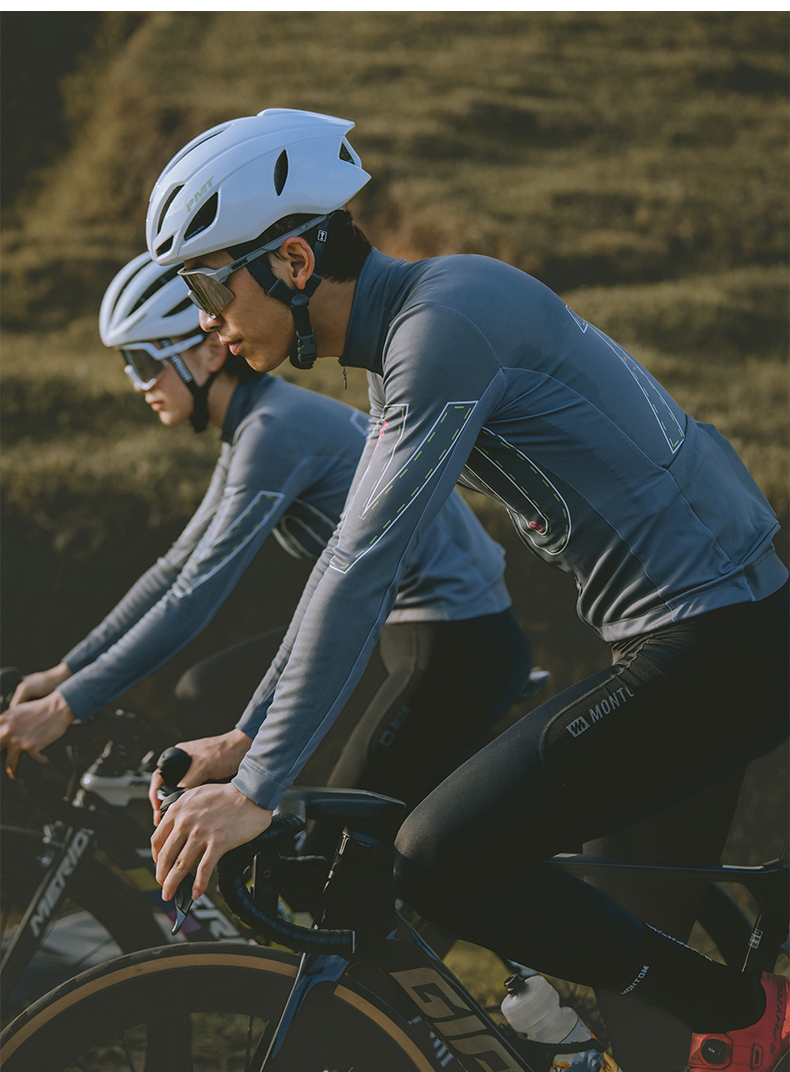 thermal long sleeve cycling jersey