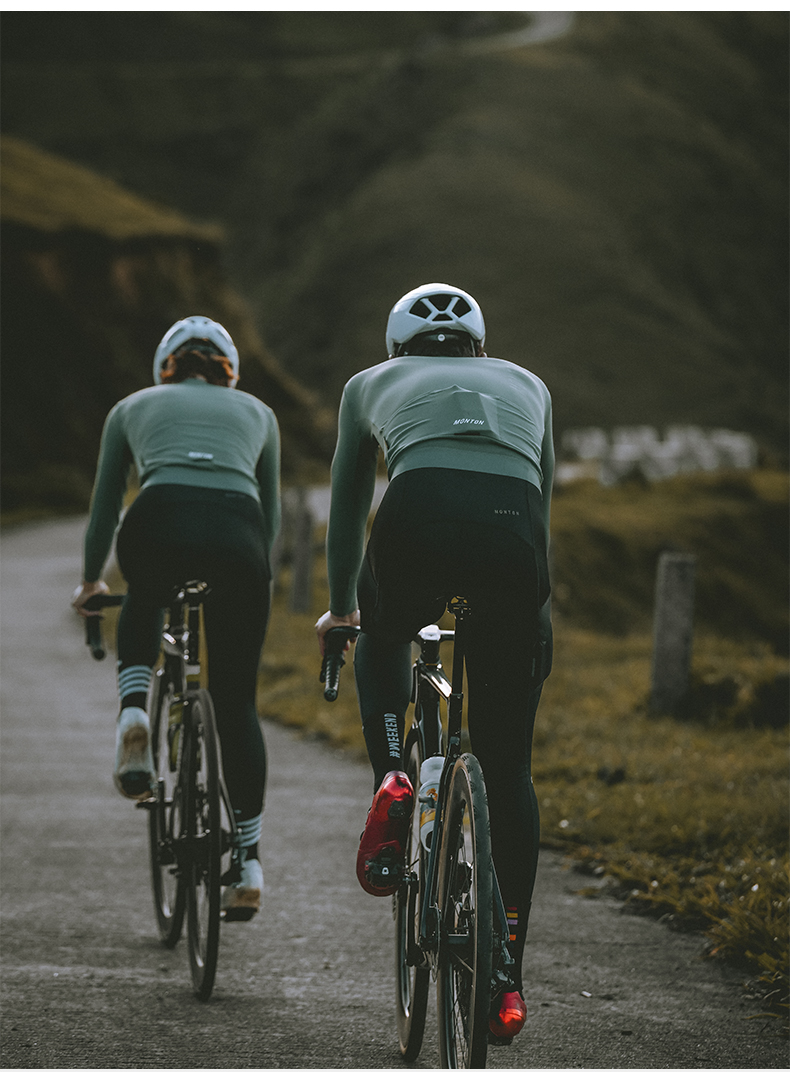 thermal long sleeve cycling jersey