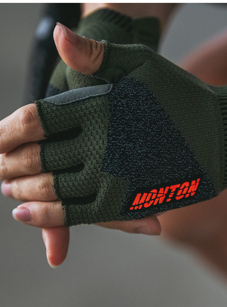 fingerless cycling gloves