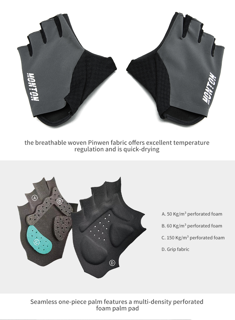 half finger riding gloves