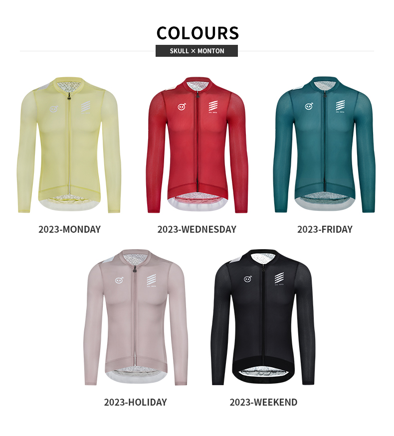 mens long sleeve cycling jersey